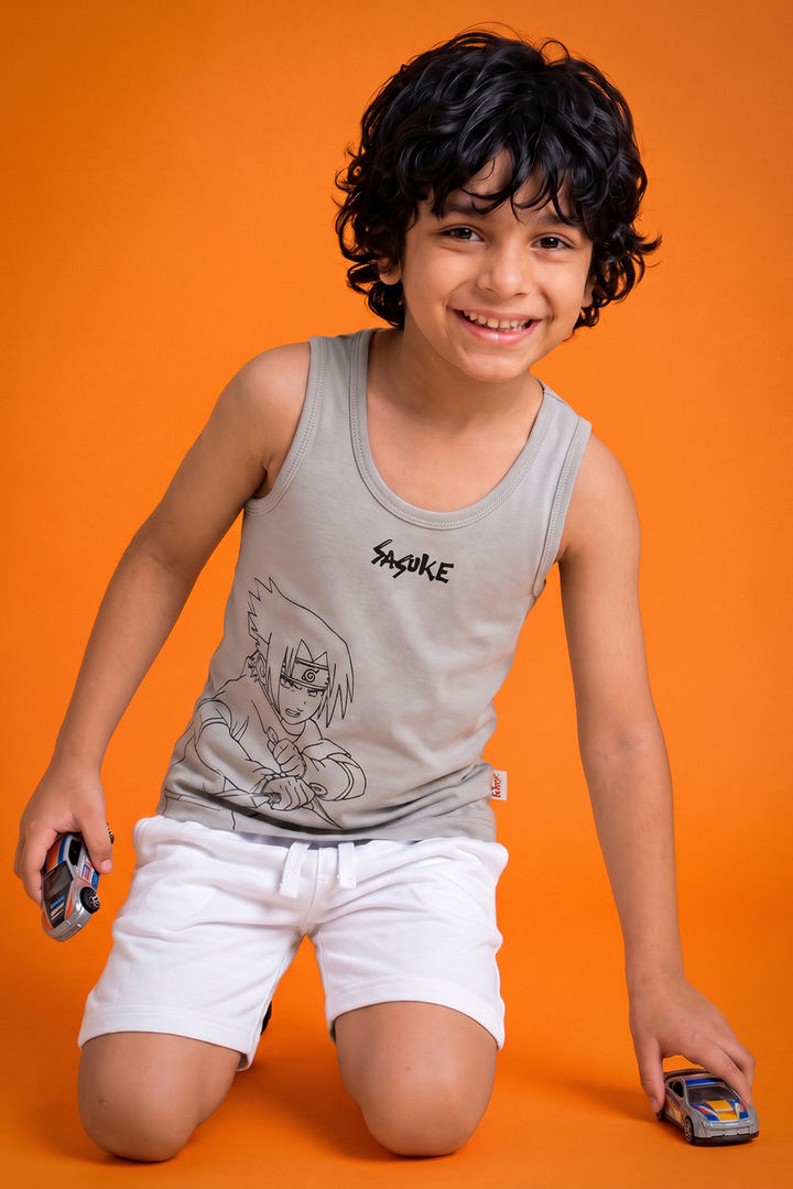 Lee Cooper Boys Naruto Vest (Pack of 2) - Multicolor — image 11